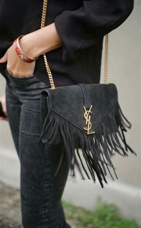 borsa ysl con frange|ysl borse.